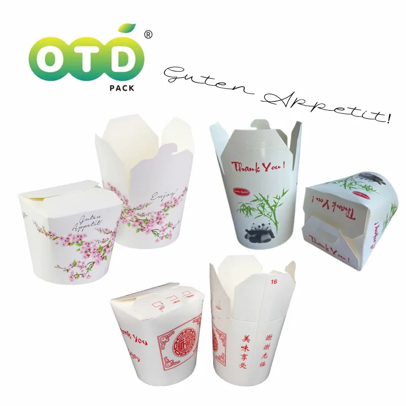 20/40Pcs Pack ChineseTake Out Box Bio Noodle Take Out Food Container Perfect for Takeout Restaurants