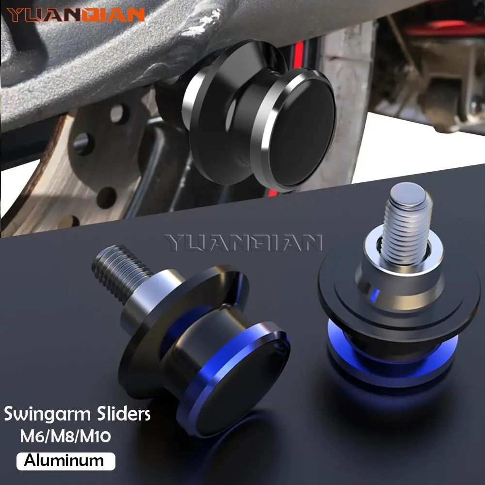 

For yamaha TMAX500 TMAX530 SX/DX TMAX560 DX TECH MAX ABS 6MM Motorcycle accessories aluminum Swingarm Spools slider stand screws