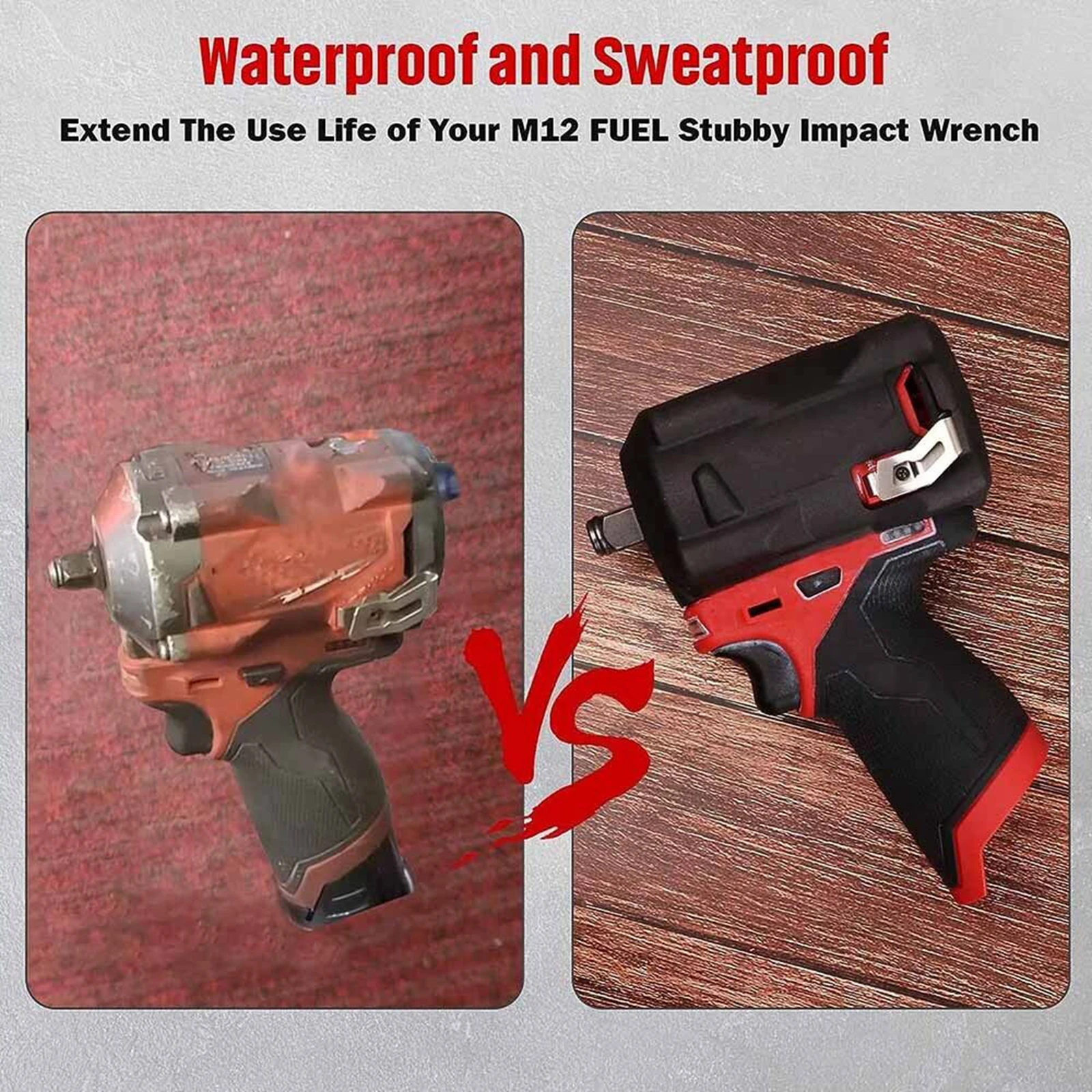 Imagem -05 - Chave de Impacto Bota Protetora para Milwaukee M12 Combustível Stubby 49162554