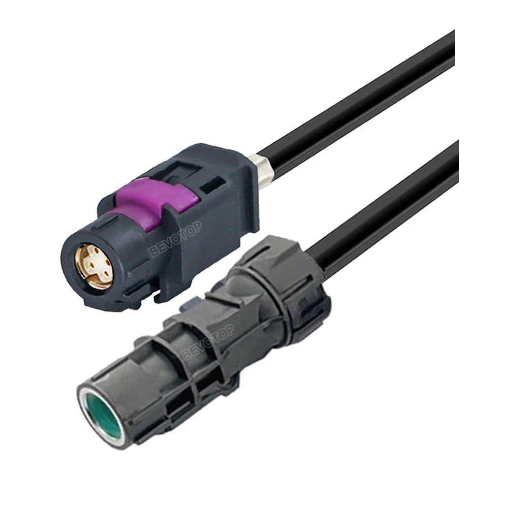 Imagem -05 - Bevotop-chicote de Fios para Fêmea Impermeável Hsd a Fêmea Não Impermeável 90 ° Jack Cabo 4pin Lvds Alta Velocidade Core 535 Line