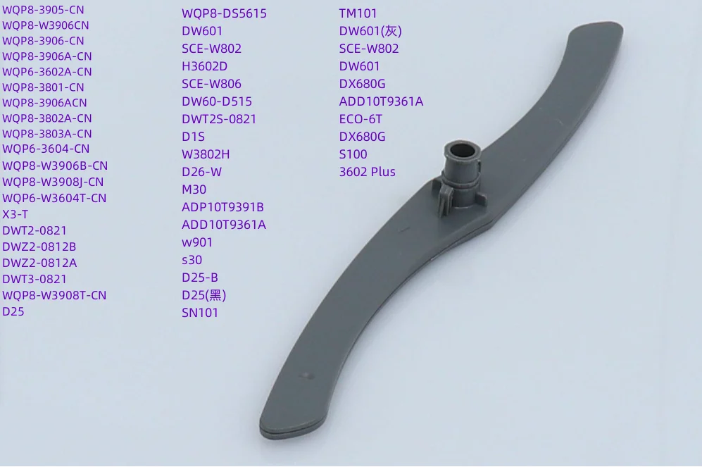 

Suitable for Midea WQP8-3905-CN/WQP8-3906-CN/H3602D dishwasher spray arm assembly