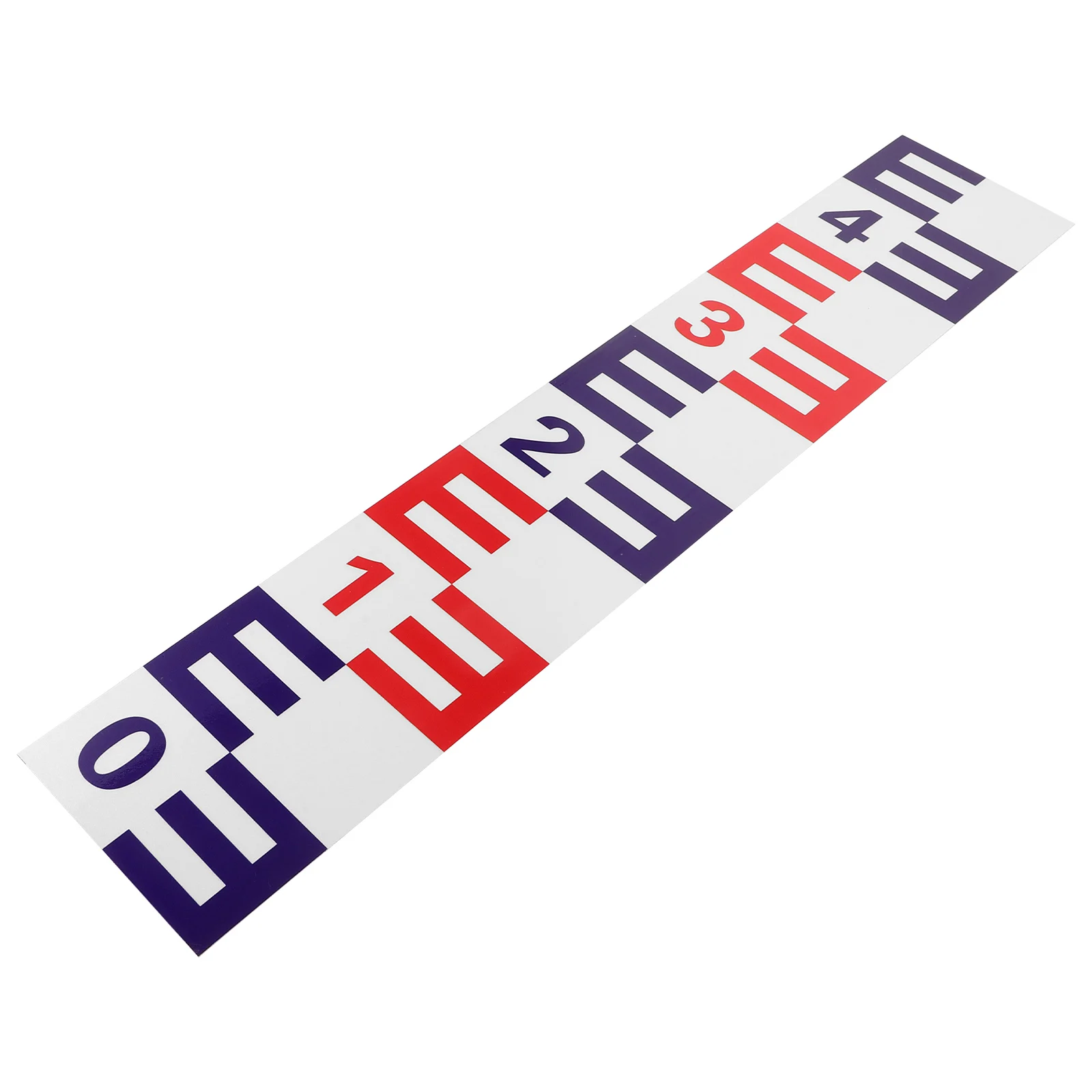 

Aluminum Plate Water Level Ruler 10x50cm Red Blue Reflective Anti Corrosion Self Adhesive Gauge Sticker Swimming Pool Pond Tools