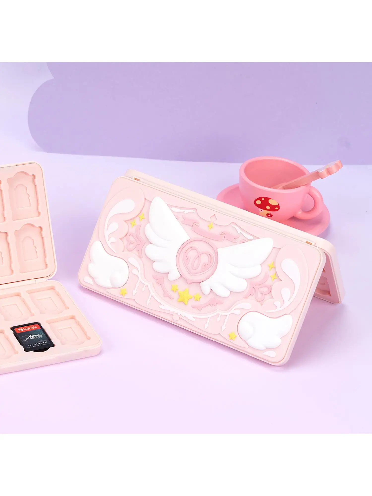 20 Przegródek Etui Ochronne na Karty do Gier Star Wings z Twardą Skorupą na Switch 2/NS Oled Lite, Pokrowiec na Karty Pamięci TF — zdjęcie produktu 7