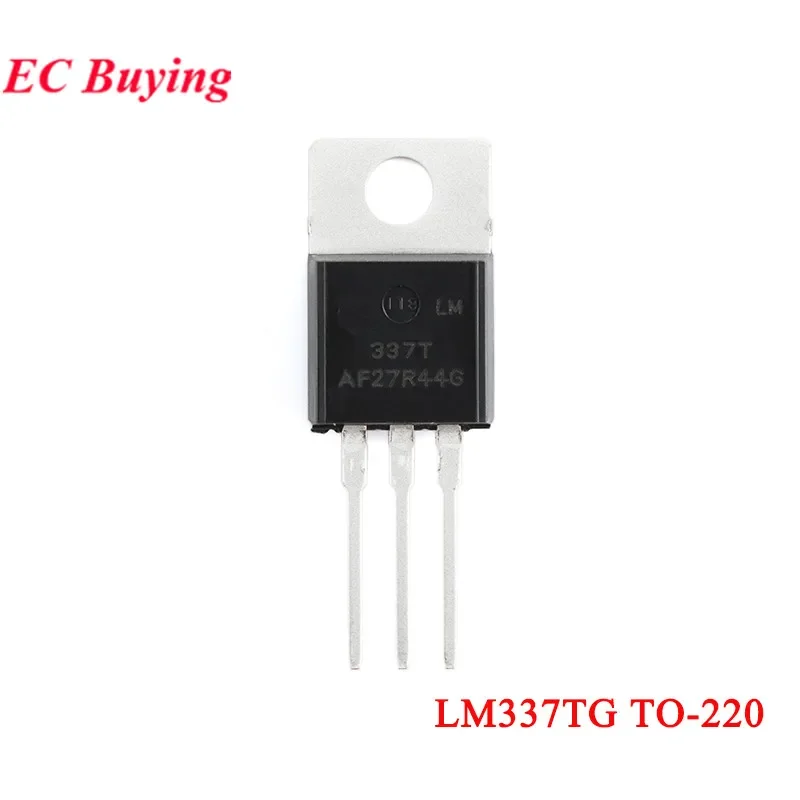 5pcs/1pc LM337TG TO-220 LM337 337T 337TG 337 TO220 Linear Voltage Regulator 1.5A Neg Adj Vol Reg Chip IC Integrated Circuit