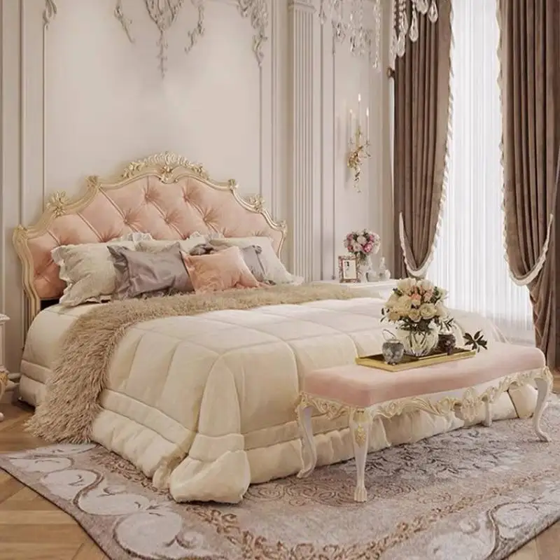 Soft Designs Double Bed Decoration Australia King Size Adults Double Bed Japanese Luxury Modern Cama Box Casal Furniture