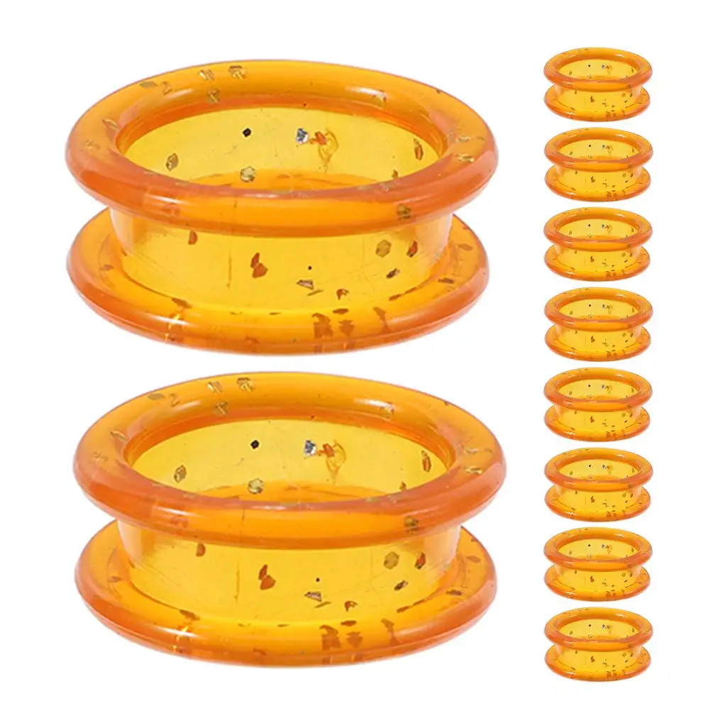 

10pcs Silicone Finger Protector Rings For Pet Grooming Shears Scissors Thumb Inserts Finger Rings Inserts For Barber Hair Cuttin