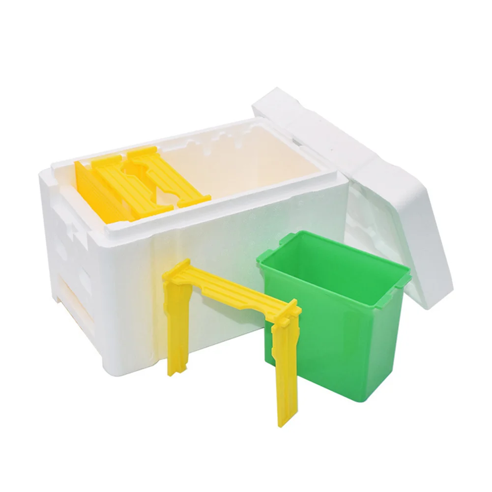 صندوق النحل الرغوي صندوق تعبئة النحل متعدد الاستخدامات رغوة خلية النحل ملكة النحل تربية خلية النحل لتربية تزاوج النحل