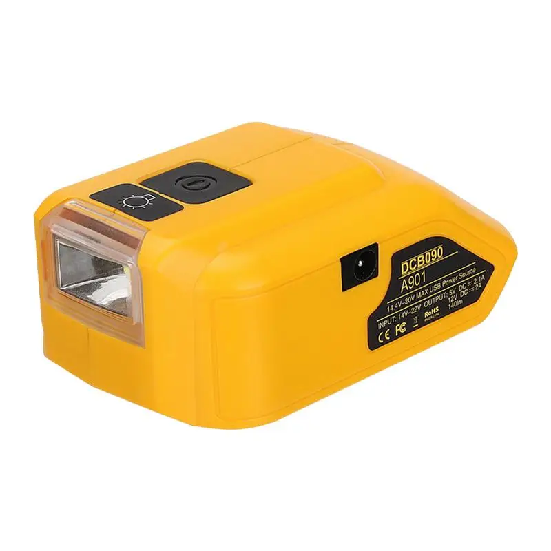

Battery Power Converters Phone Charger Adapter Battery Inverter Converters With 2 USB Outlet And 1 DC Port For Outdoor Camping