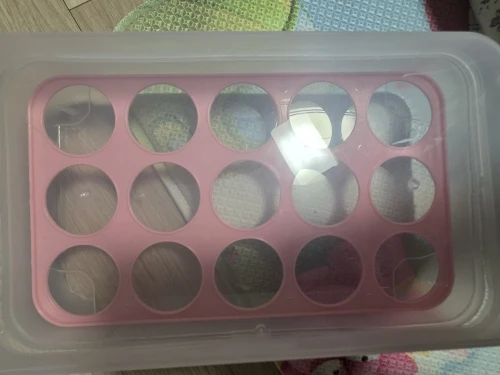 15-grids Egg Storage Box Kitchen Refrigerator Eggs Preservation Box Portable Plastic Household Outdoor Picnic Egg Storage Box photo review