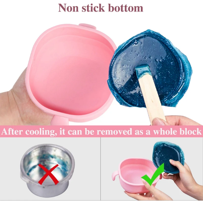 Portable Silicone Warmer For Wax Foldable Wax Heater Hair Removal Wax Machine Body Epilator Paraffin For Travel