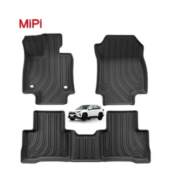 Custom Car Floor Mat for TOYOTA RAV4 2019-2024 LHD HEV Verison New TPE Waterproof Car Carpet Fit Custom Car Mats