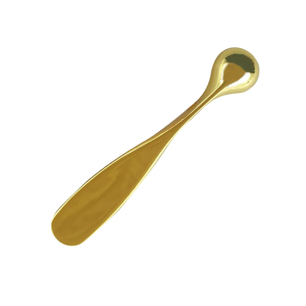 

2pcs Eye Cream Sticks Spatula Zinc Alloy Eye Skin Care Tool for Women Lady (Golden) Eye Face Eye Stick