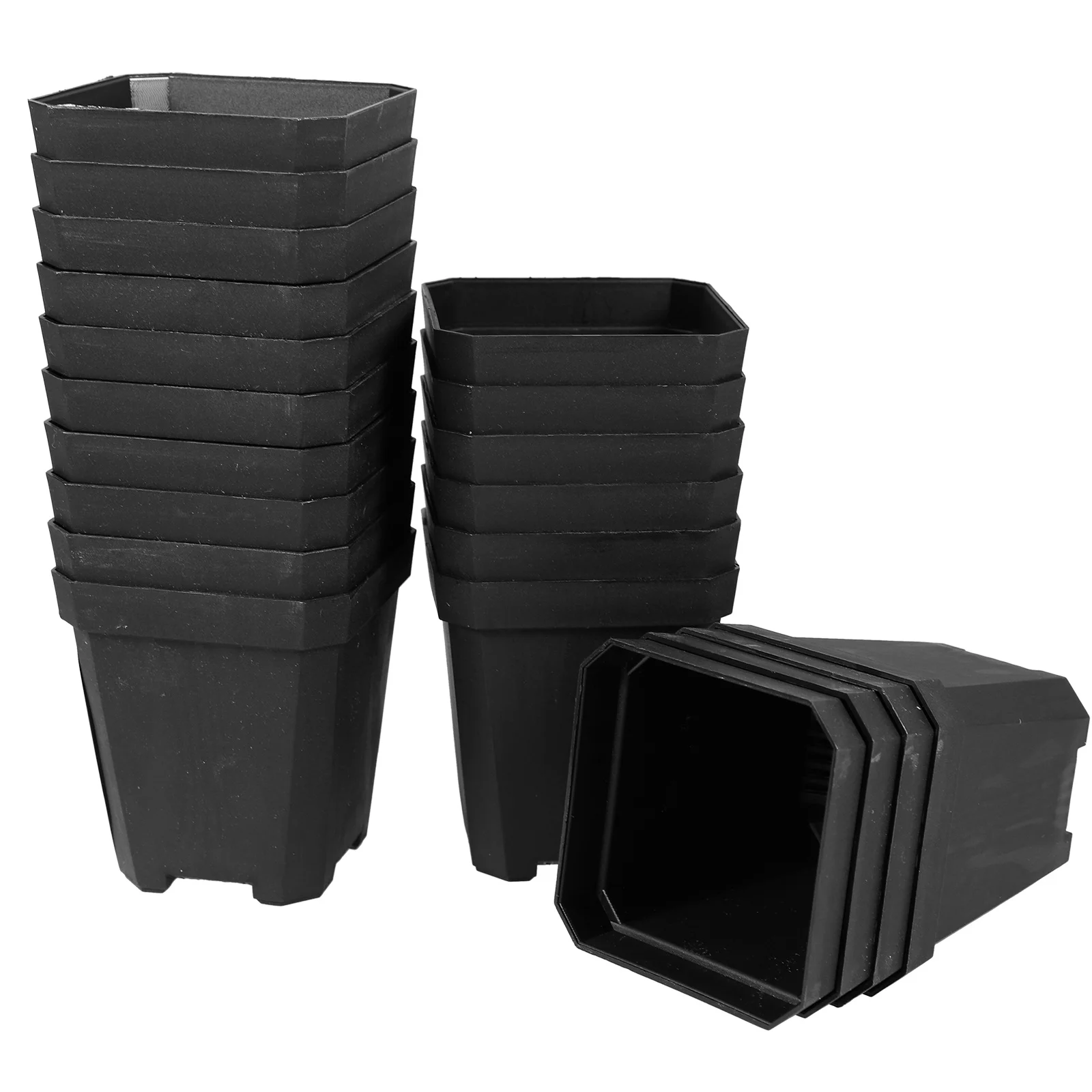 

20Pcs Succulent Green Plant Small Flower Pots Plastic Pot Planters Outdoor Flower Pot Garden Nursery Accessory