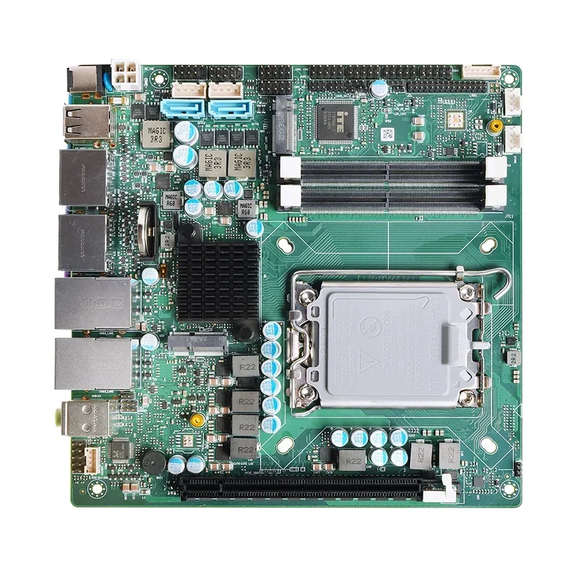 LGA1700 프로세서 게이밍 메인보드 DDR5 램 슬롯 H610 칩셋 미니 ITX 메인보드 썸네일 2