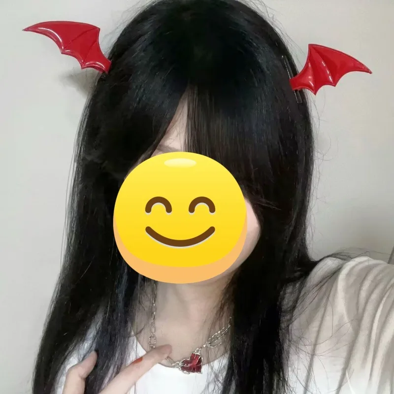 1pc Bat Wings Shape Hairpins Halloween Devil Ears Headband Punk Hair Clip Gothic Costume Haunted Adults Kids Head Decor