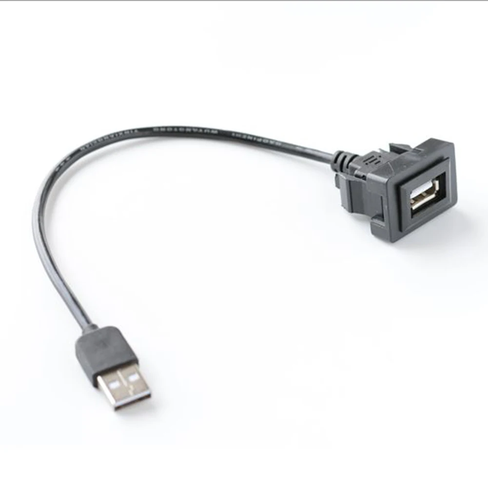 Cable Adapter For Corolla For Toyota USB Charging USB Port Wire 12-24V 25cm 3.1A Accessories Adapter High Quality