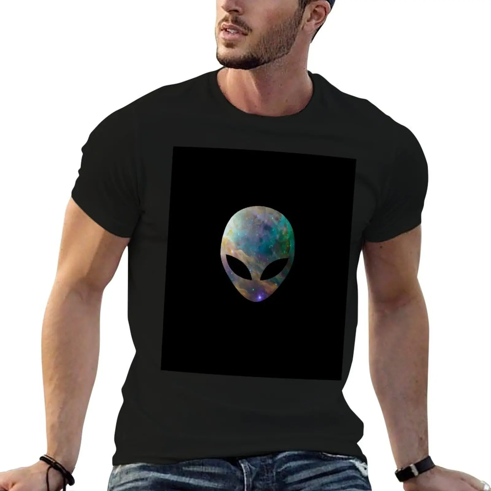 Alien Galaxy T-Shirt plus sizes boys whites graphic t shirts sweat luxury clothes men