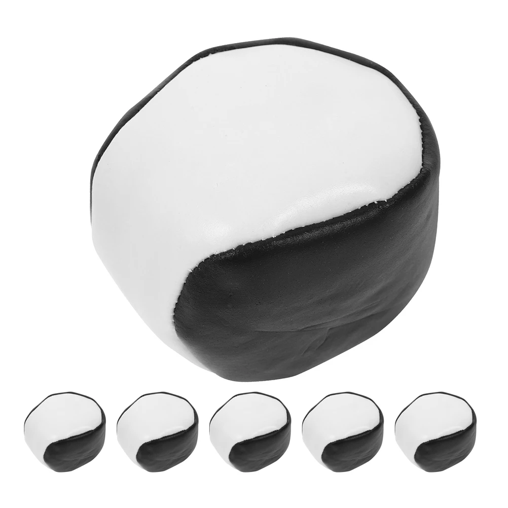 

6 Pcs PVC Kids Outdoor Toy Lightweight Small Kids Outdoor Game Toys Size Tossing Bean Bags for Throwing Game Child Fun