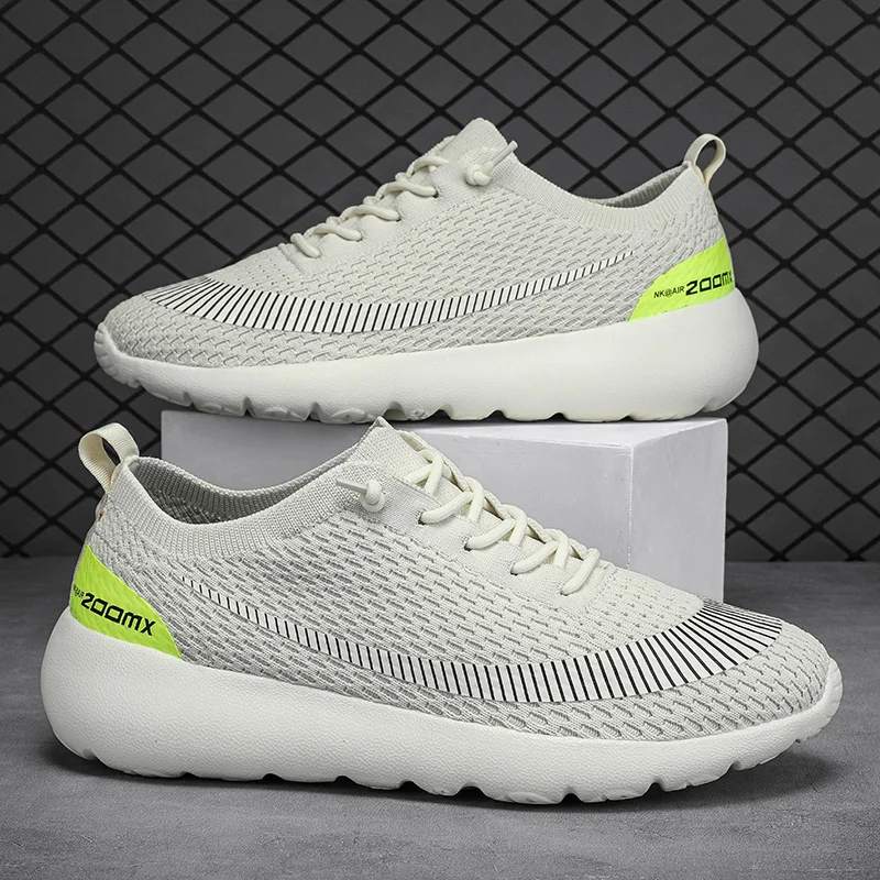 

Новинка 2023 года, осенняя легкая мужская и женская спортивная обувь, дышащие гибкие кроссовки с отскоком, повседневная прогулочная обувь на шнуровке