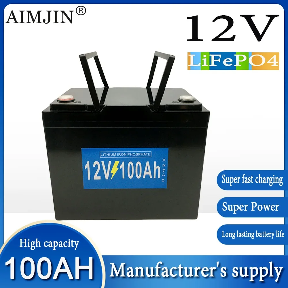 

12V 100AH Special Lifepo4 Battery for RV High Capacity Solar Bed Car Energy Storage Battery Pack