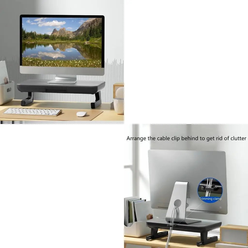 

652f Простой домашний металлический настольный монитор настольный стой