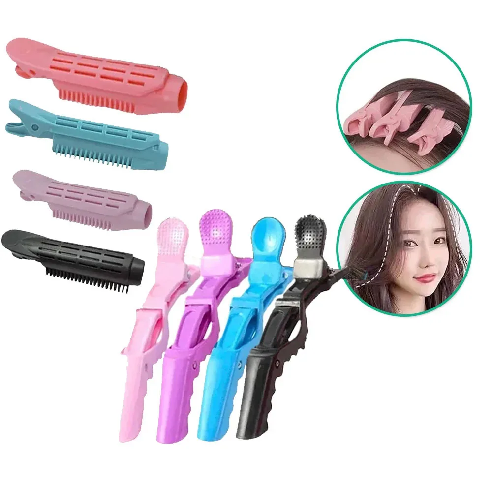 5PCS Hairclip Lazy Fluffy Curly Hair Clips Plastic Self Grip Hair Root Natural Fluffy Hair Styling Clip Air Bangs Styling Clip