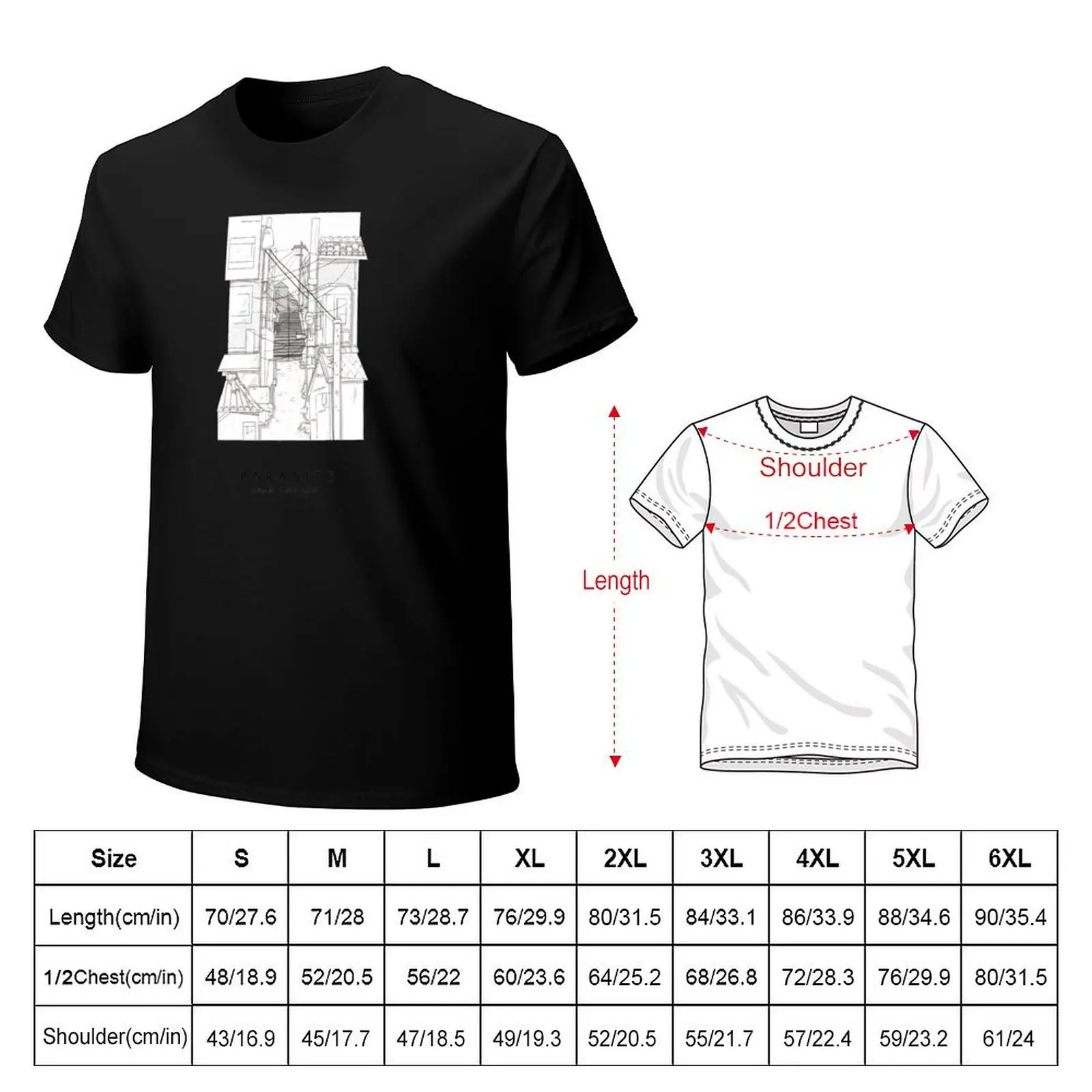PARASITE // Bong Joon Ho T-Shirt t shirt man casual T-Shirt