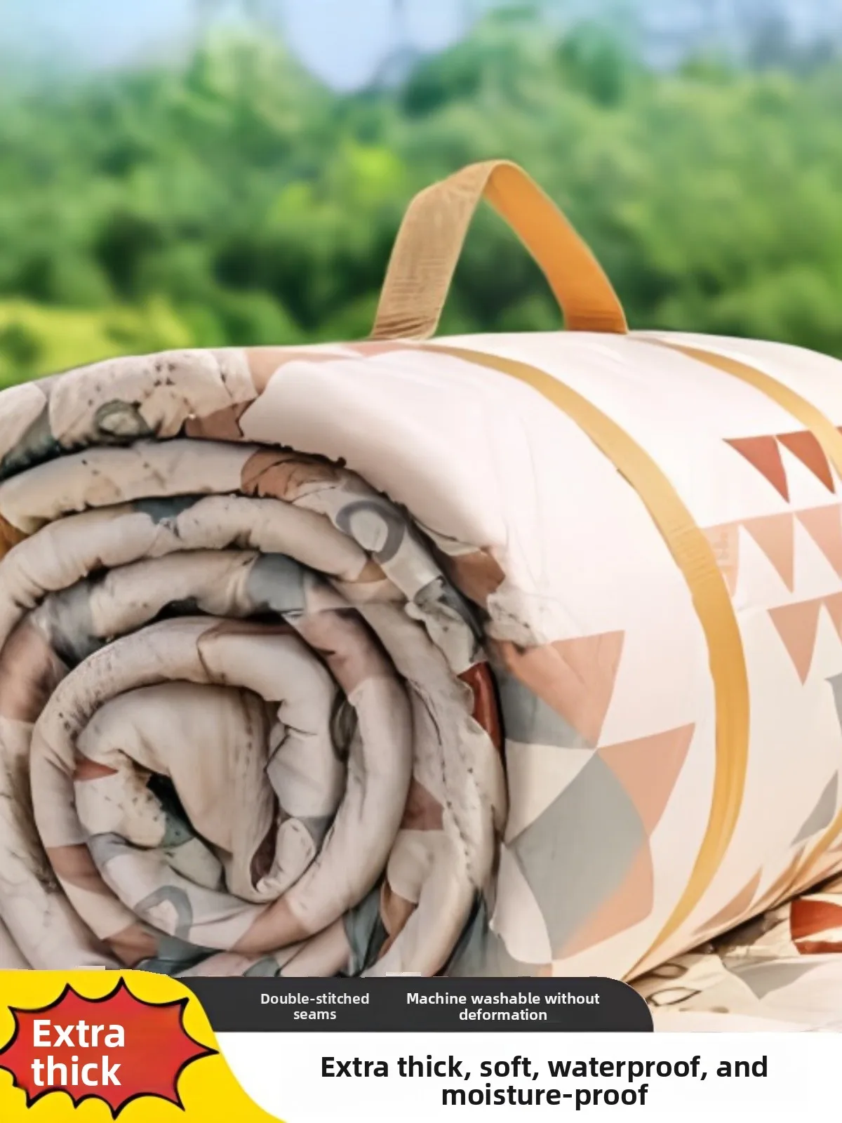 

Портативный водонепроницаемый коврик для пикника и пляжа, большой размер 50*200 см, из материалов EVA и ПВХ, защита от влаги