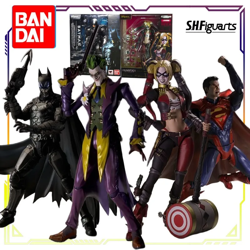 

BANDAI Original S. H. Figuarts American Series Joker Injustice Alliance Ver Anime Action Figure Model Toys Model Gifts for Boys