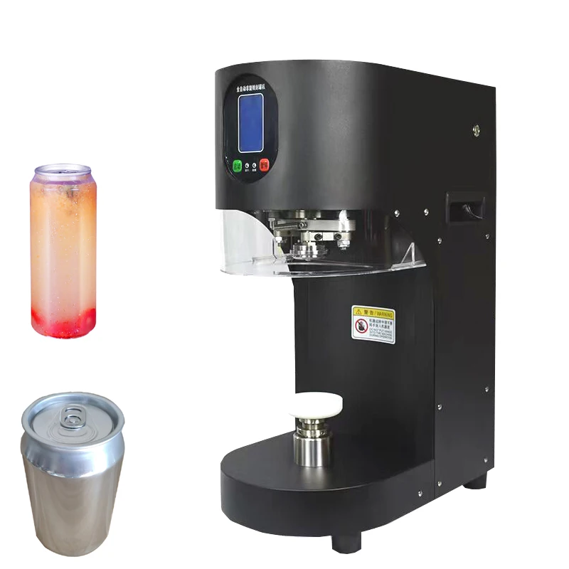 High quality non-rotating Automatic PET Can Sealing Machine for soda can aluminum can to seal