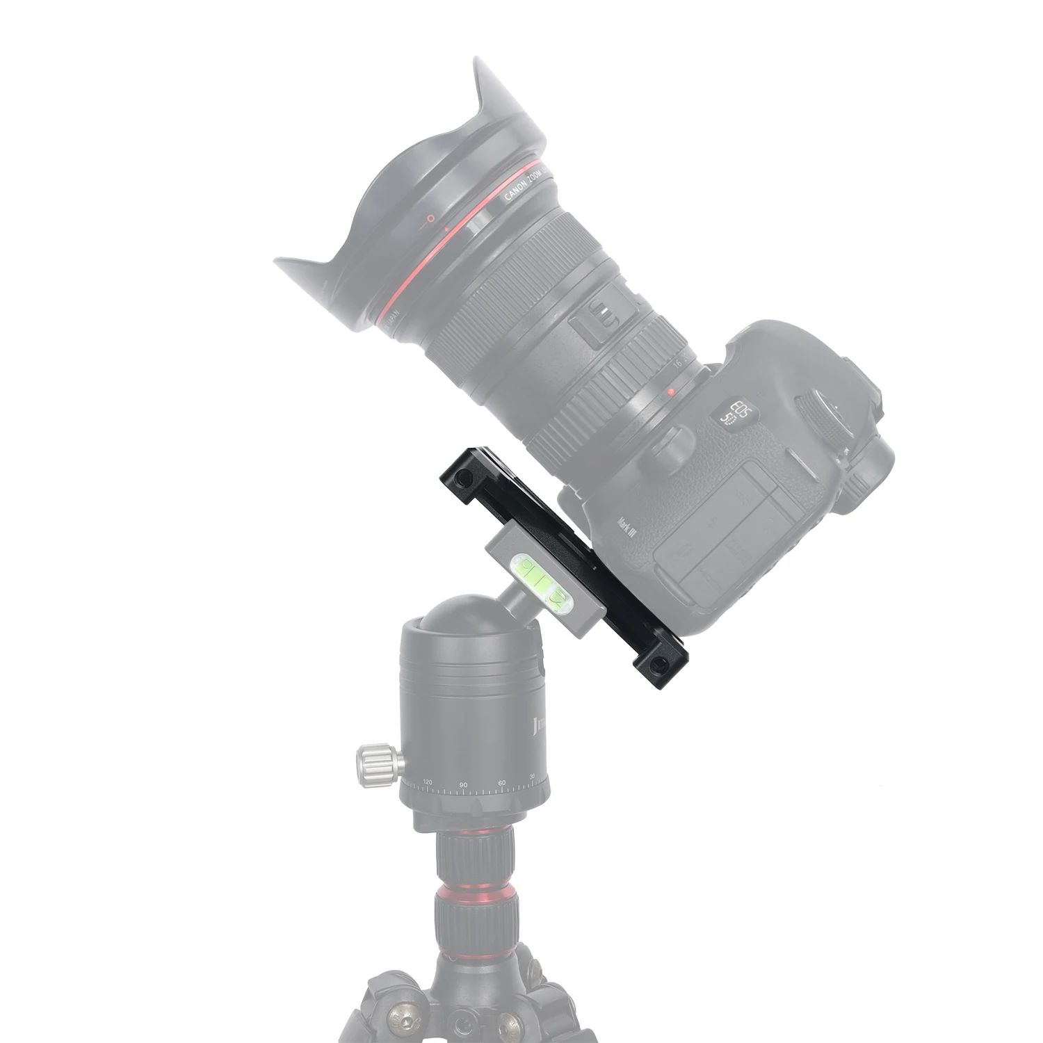 Niceyrig Arca - Type Quadruped Baseplate Support For DSLR Camera Horizontally Placing Compatible with Arca Type Tripods(Regular)