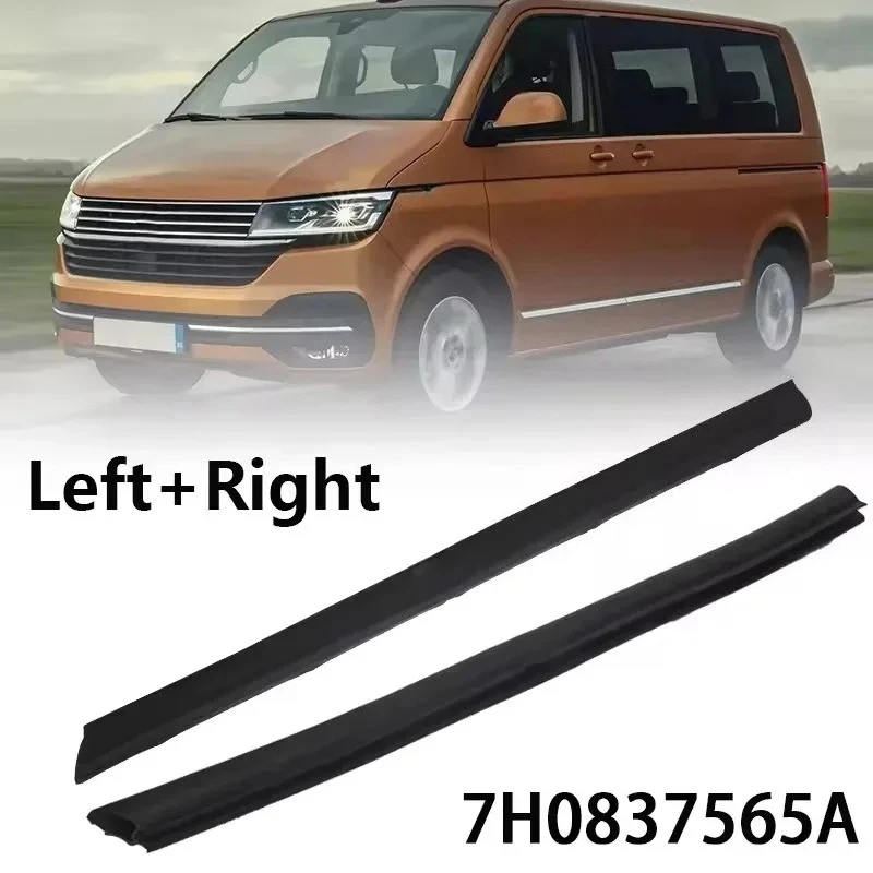 Car Front Door Gasket Seal Rubber Trim For VW Multivan MK5 MK6 Transporter MK6 Van Multivan T5 California 7H0837565A 7H0837566A view 2