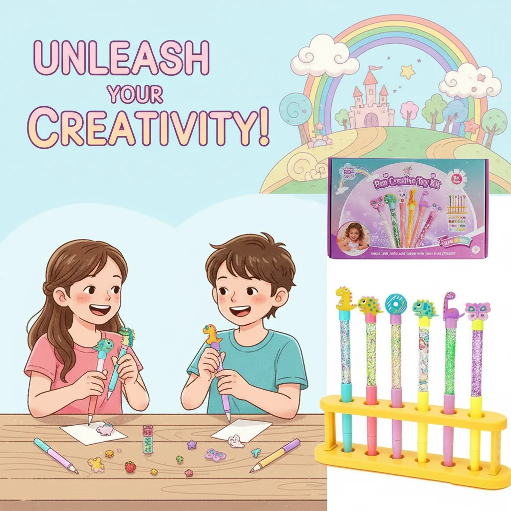 

Набор для творчества «Сделай сам»: ручки с блестками, наборы для рукоделия для детей, креативная игрушка на день рождения и Рождество, подарки для девочек и мальчиков