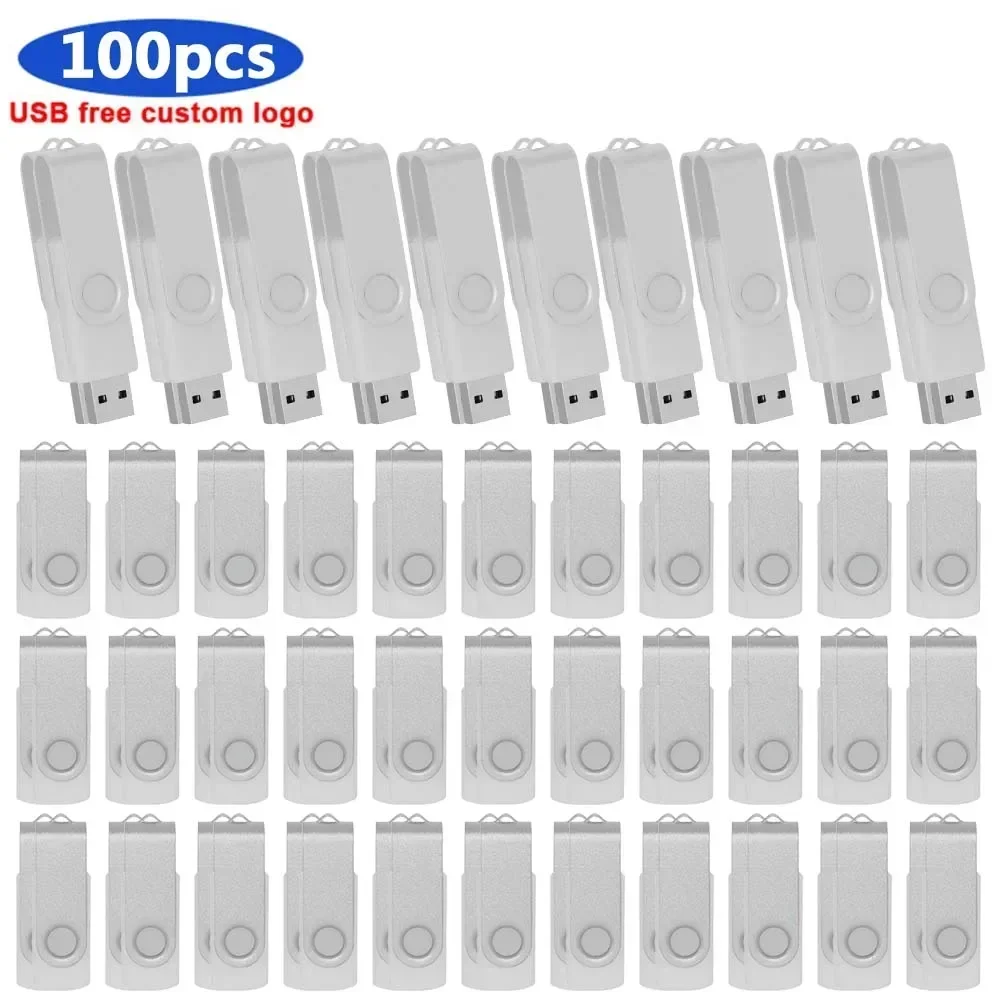 10/50/100 Stuks USB 2.0 Flash Drive Pendrive 1GB 2GB 4GB Pen Drive 8GB 16GB Geheugenstick 32GB USB Stick 64GB Flash 128MB Cadeau