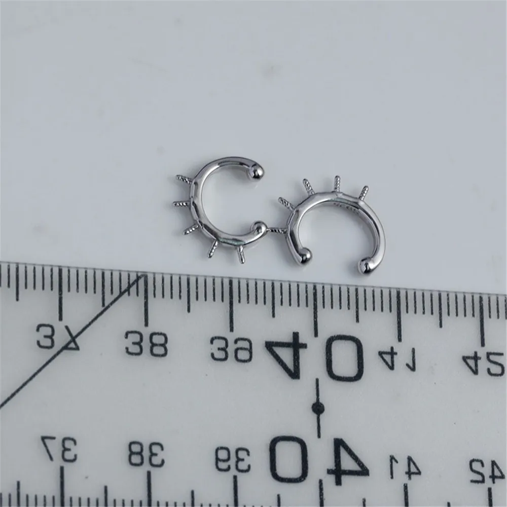 S925 Sterling Silver Pearl Earring Settings DIY Jewelry Making Supplies Blank Earring Posts for Handcrafted Accessories No Pearl