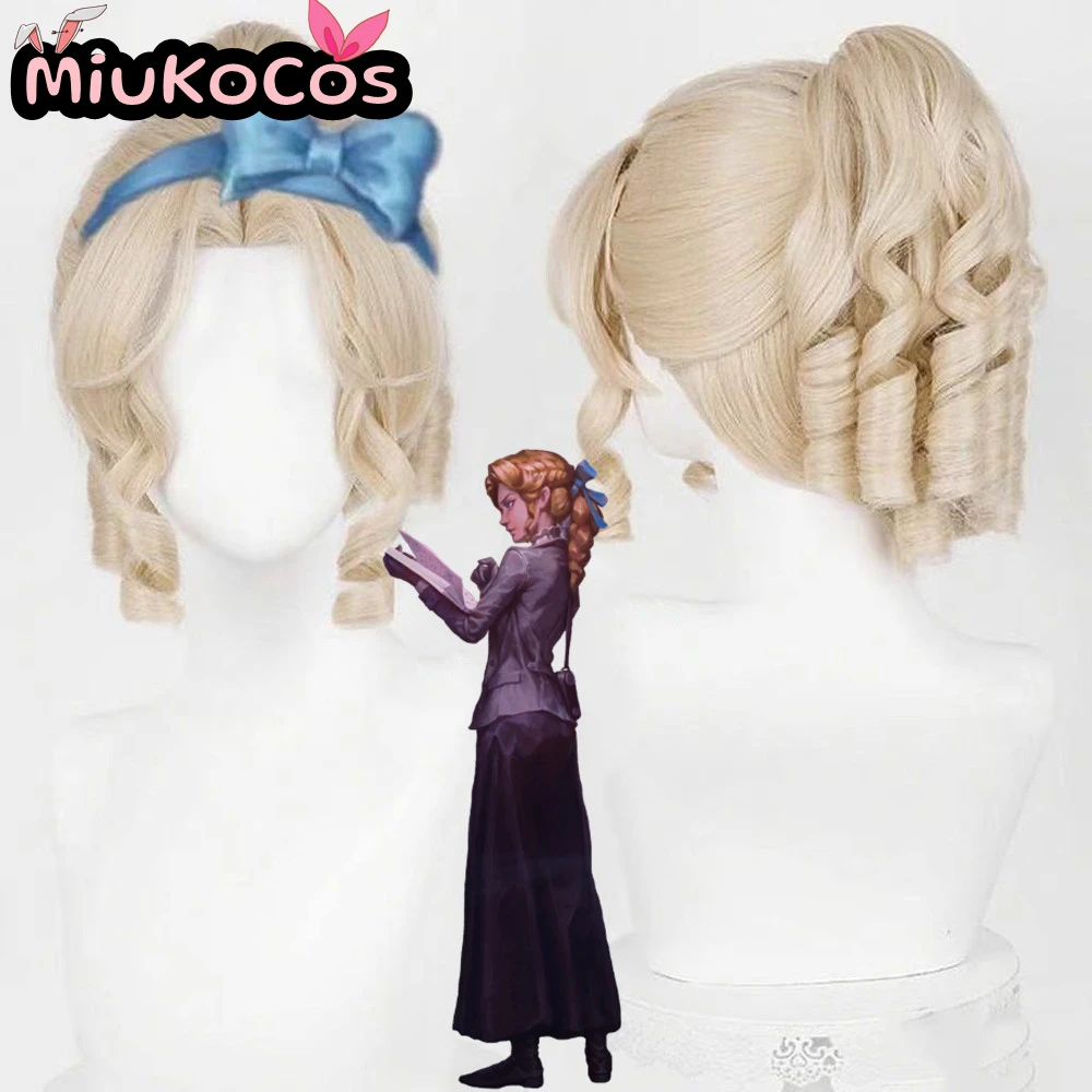 

В НАЛИЧИИ Журналист Алиса Дерза Большая Девушка Jizhe Косплей Парик MiukoCosplay Game Identity V Косплей
