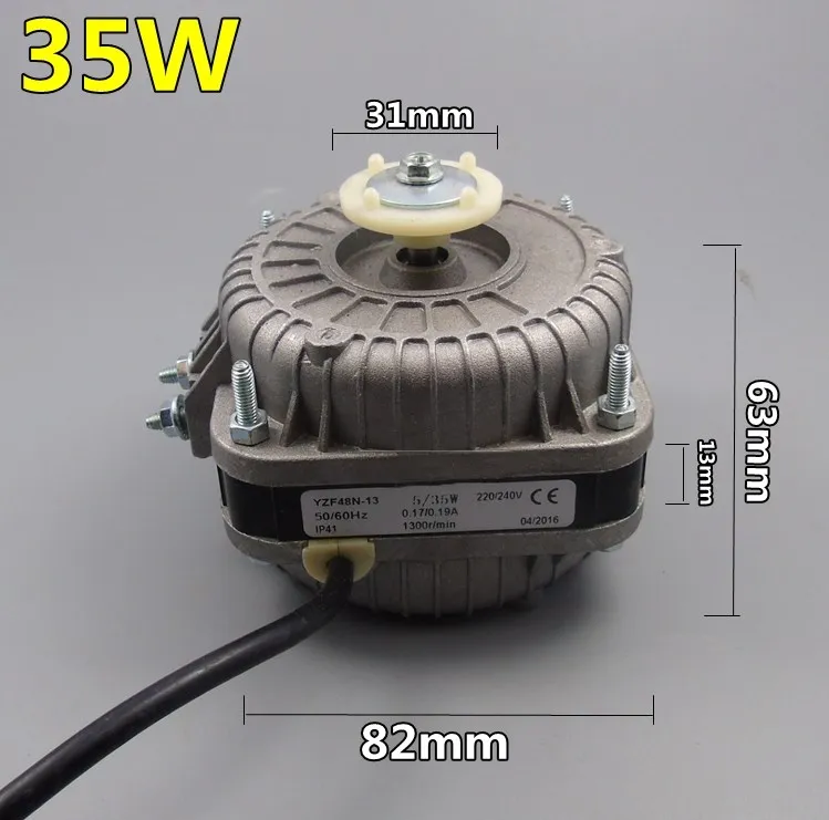 new YZF10-20 30W 40W refrigerator motor fan shaded pole asynchronous freezer fridge cooling fan motor for refrigerator parts