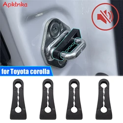 Car Door Lock Sound Deadener Damper Buffer For Toyota Camry Corolla RAV4 Prius Land Cruiser Prado Rattling Quiet Noise Deaf