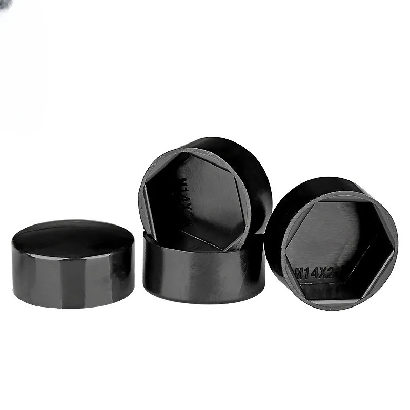 M4 M5 M6 M8 M10 M12 tuerca de perno de rueda de coche cubierta de tapa de protección de cúpula hexagonal expuesto tornillo de tuerca de neumático de coche de plástico decoración Exterior