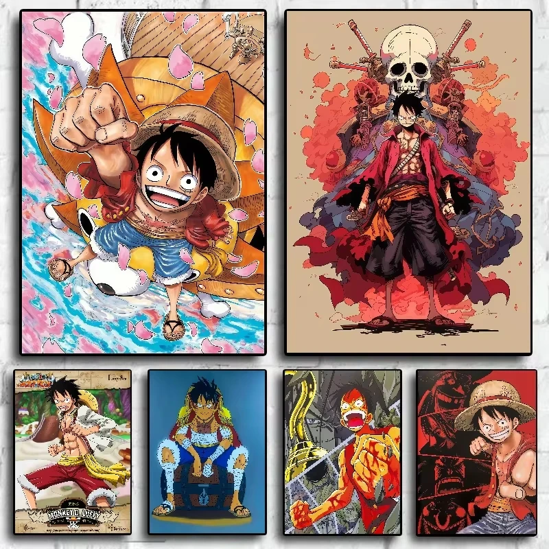 DIY Japan Anime One Piece Monkey D Luffy Jigsaw Puzzles 500/1000/1200/2000PCS Handmade Art Exquisite Home Decor Gift No Frame