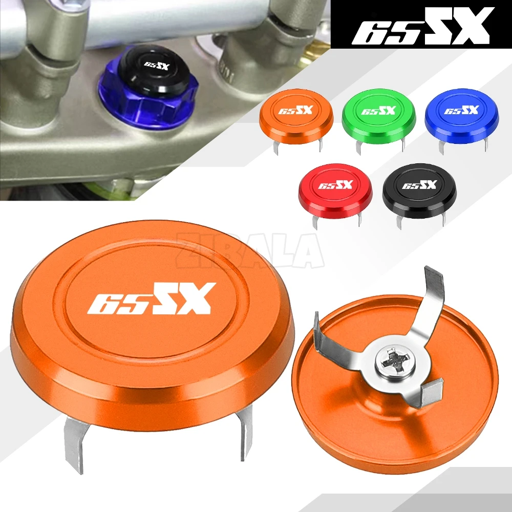 

For 65SX 65XC 85SX 105SX 125SX 144SX 150SX 250SX 450SX 525SX 540SX CNC Motorcycle Decoration Accessories Steering Stem Nut Cap