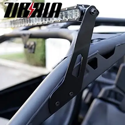 

LED Light Bar Mounting Brackets Fit For Can-Am Maverick X3 Models With Stock Roll Cage 2017 2018 2019 Curved Upper Roof Brackets