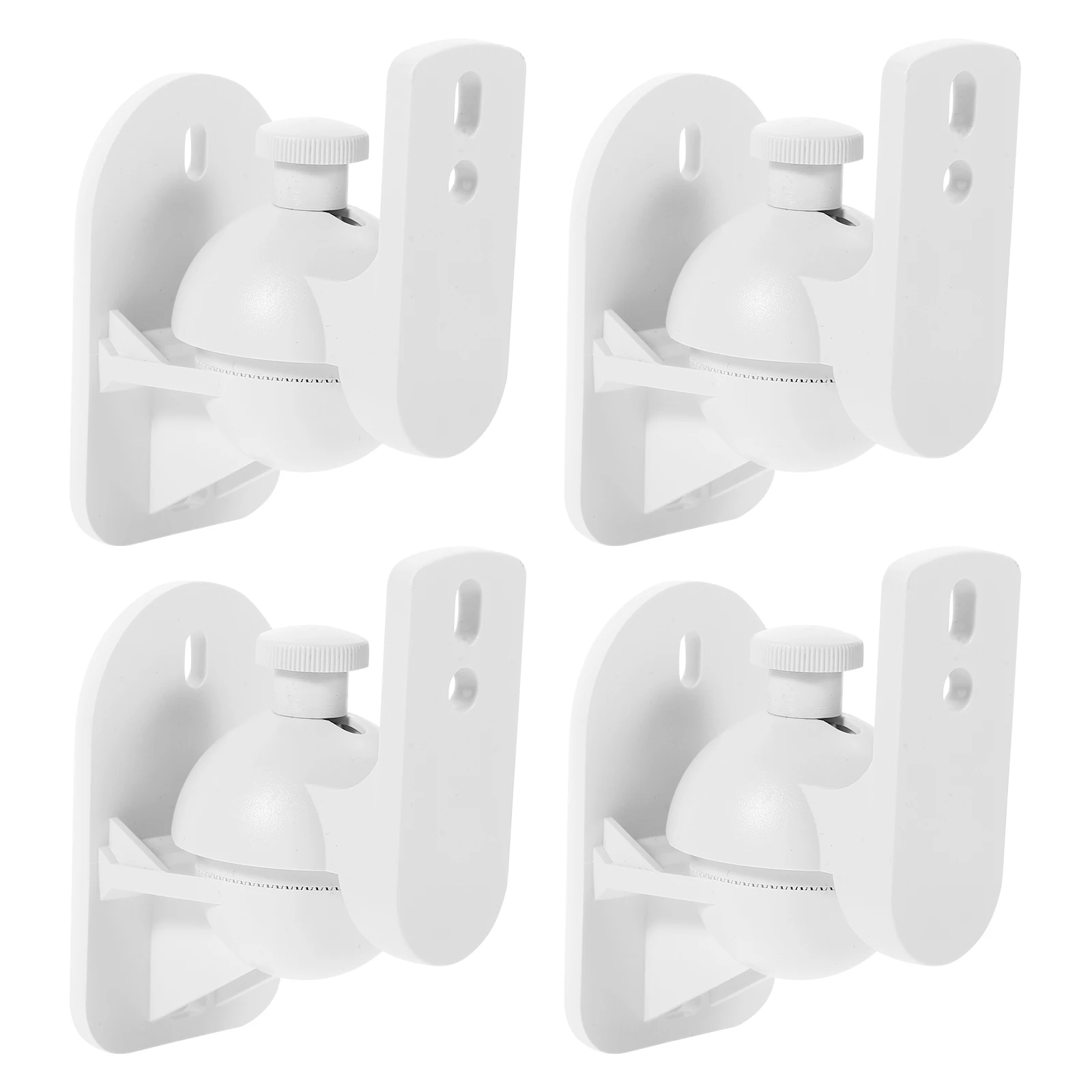 

4PCS Speaker Wall Mount Brackets Audio Stand Bookshelf Satellite Speakers Center White Arm Surround Sound Rack Sturdy