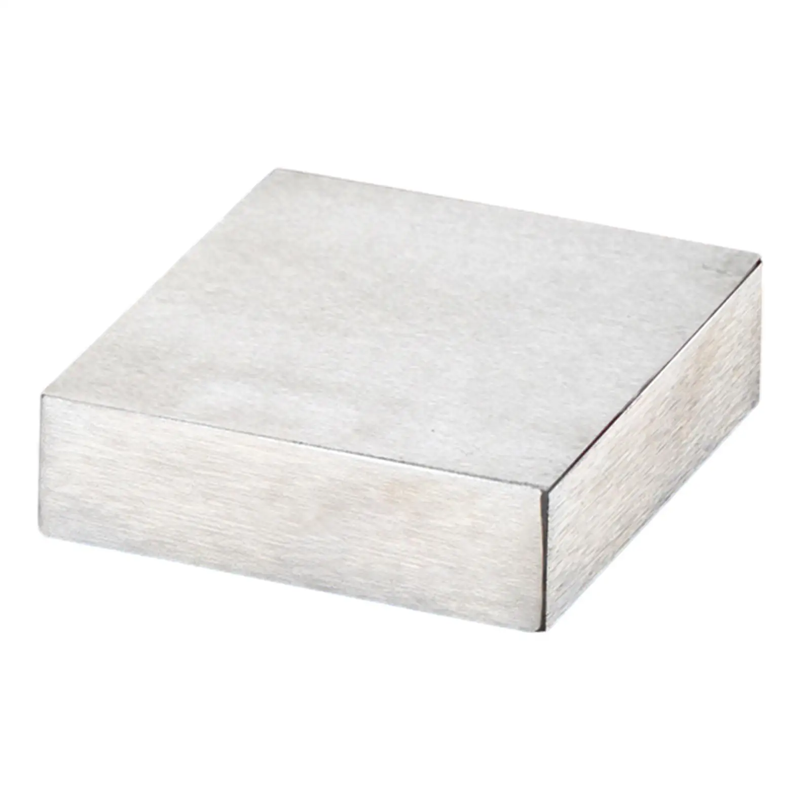 Steel Bench Block Metal Stamping Base Flat Anvil Jewelers Tool for Jewelry Making Work Surface Protection