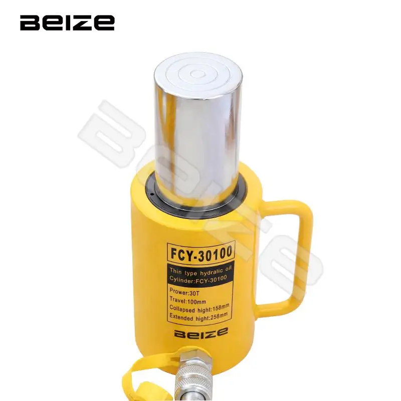 Long type hydraulic cylinder FCY-30100 hydraulic jack with 30T output, 100mm piston stroke