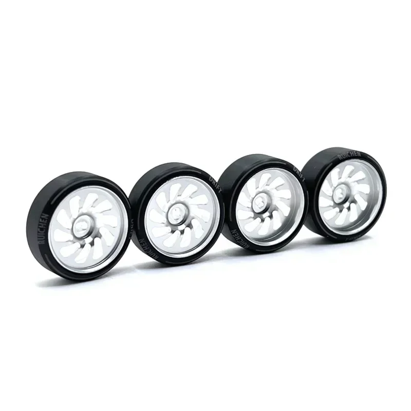 

27mm Metal Drift Wheel Tire WLtoys KYOSHO Mosquito Car 1/28 RC Car Spare Parts Upgrade and Modification