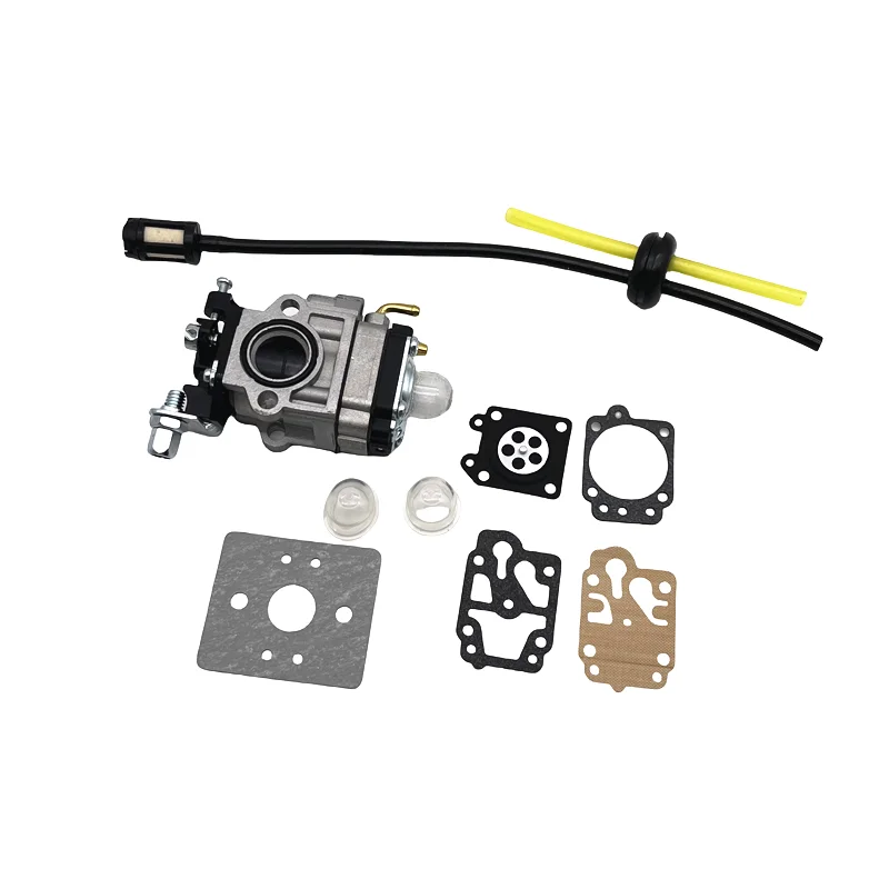 Carburetor Carb Kit For Brushcutter 43cc 49cc 52cc Brush Cutter with Seal Hose Spark Plug Petrol Filter for Engine 40-5 44-5