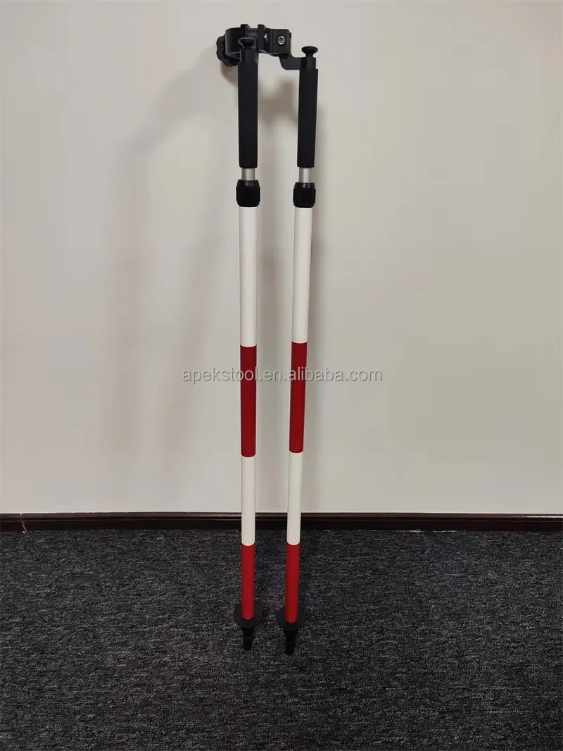 Measuring accessories 5.2 meters telescopic prism rod total station measuring instrument