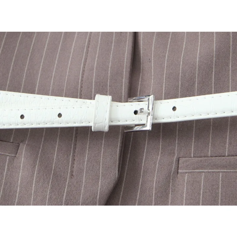   TRAFZR Hosen Set Frau Zwei Stücke Casual Elegante Grundlagen Schärpen Ärmellose Sets frauen Sommer Anzüge Set Y2k Outfit Sets