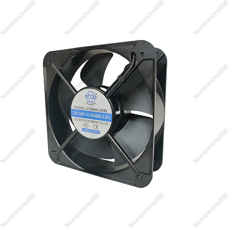 

20060 aluminum frame large air volume high-speed cooling fan 220v AC cabinet electric box axial flow fan